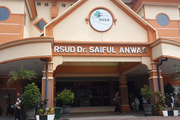 Suasa Rumah Sakit Umum Daerah Saiful Anwar (RSSA) Kota Malang, Senin (27/1/2020).