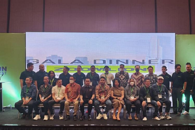 PT Zoomlion Indonesia Heavy Industry menggelar gala dinner pada Selasa (13/9/2022)