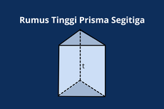 Rumus Tinggi Prisma Segitiga