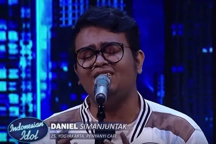 Peserta Indonesian Idol Daniel Simanjuntak