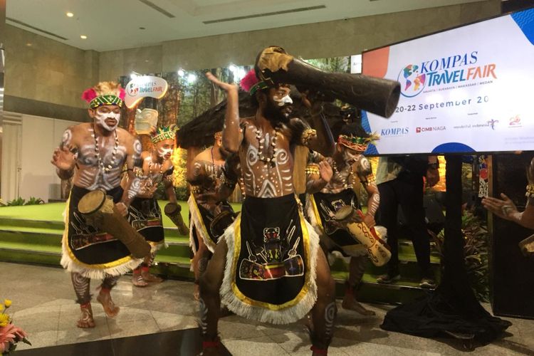 Upacara pembukaan Kompas Travel Fair 2019.