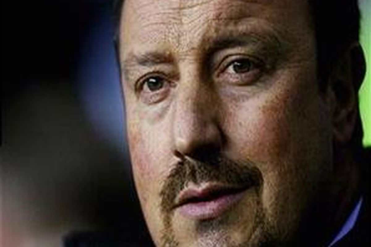 Pelatih Liverpool, Rafael Benitez.