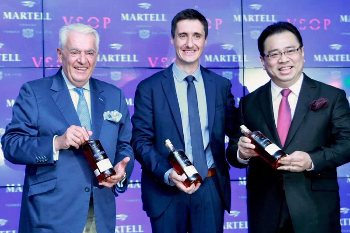 Peluncurkan varian baru Martell Cognac VSOP Aged in Red Barrels di Jakarta (1/11/2018).