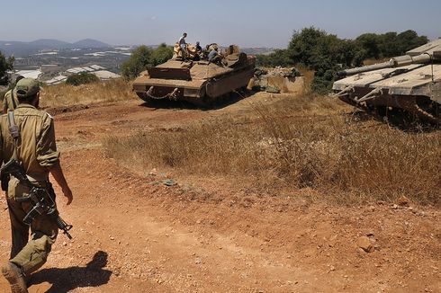 Tank Israel Serang Hamas di Jalur Gaza terkait 