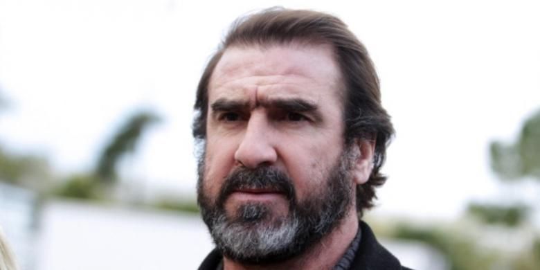 Legenda sepak bola Manchester United dan timnas Perancis, Eric Cantona.