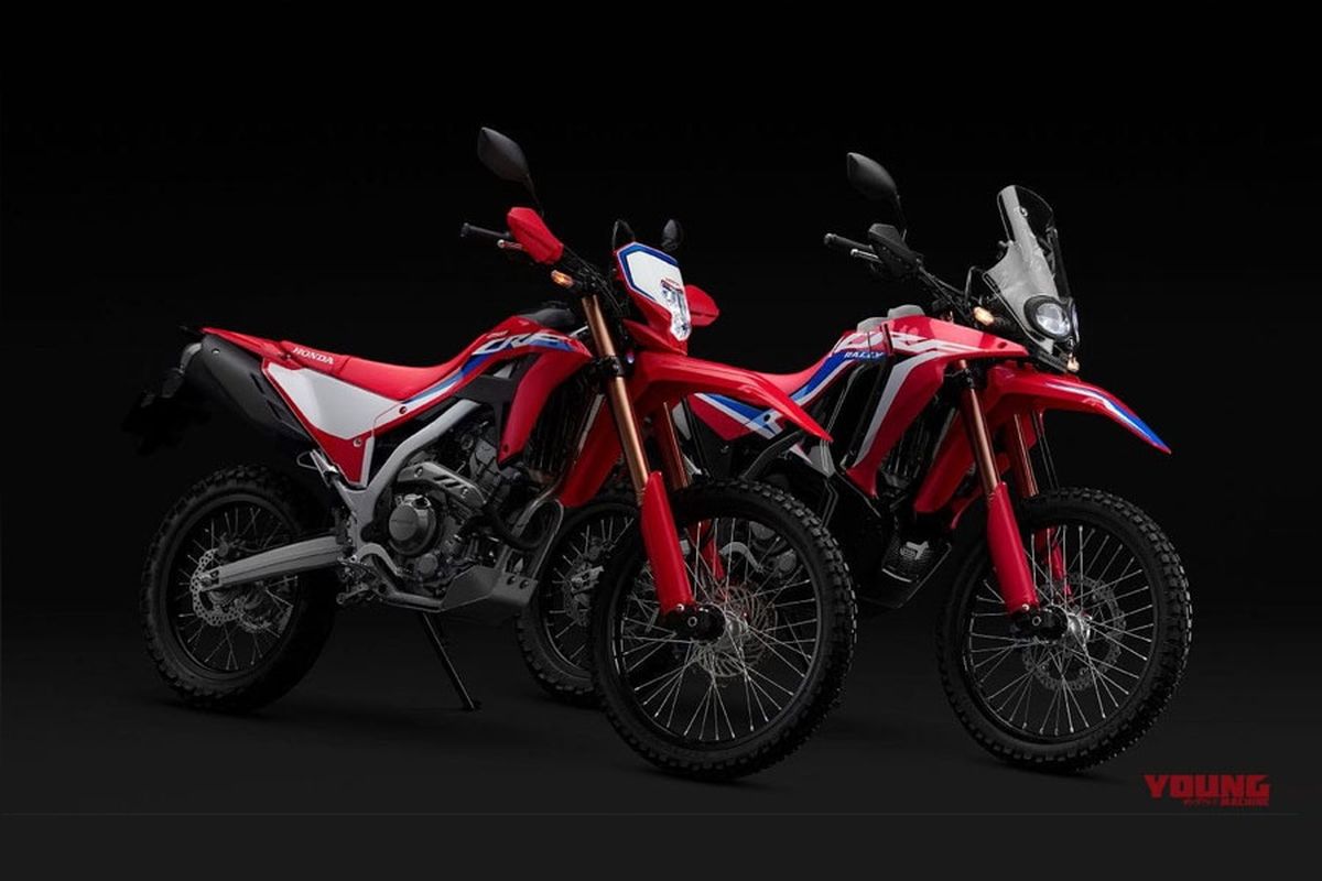 Honda CRF250 Rally dan  model CRF250L 2021. 