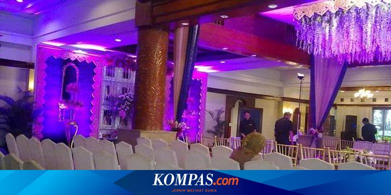  Dekorasi  Modern  Putih Ungu untuk Acara Lamaran  Anang Ashanty