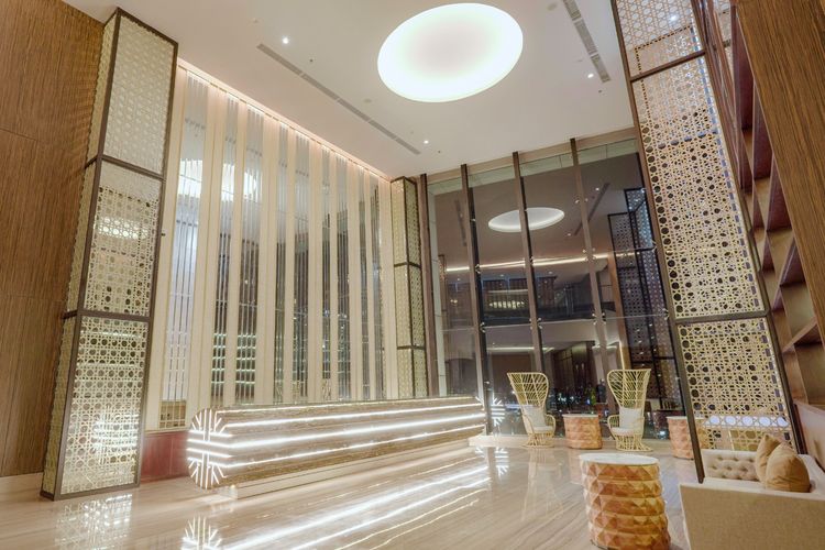 PT Intiland Development Tbk melalui anak usaha PT Intiwhiz International atau Intiwhiz Hospitality Management (Intiwhiz), memperkuat lini bisnis perhotelan melalui pembukaan Whiz Luxe Hotel Spazio Surabaya, Jumat (5/5/2023).