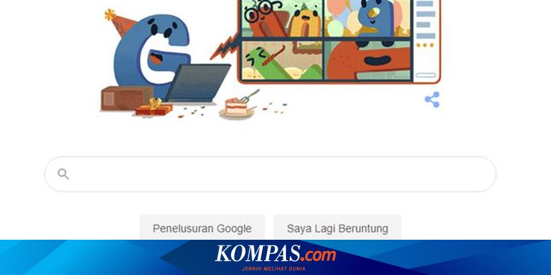 Hari Ini Google Ulang Tahun yang ke-22, Doodle Apa yang Dibuat?
