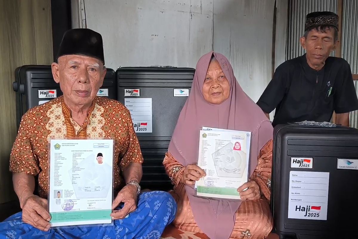 Rahman Geter, calon haji 2025 asal Polewali Mandar, siap berangkat pada 7 Mei 2025. Usianya sudah 99 tahun tapi masih bugar untuk berangkat.