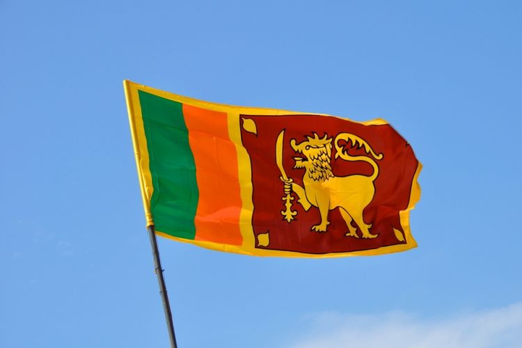 Bendera Sri Lanka. (Shutterstock)