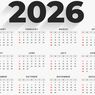 Kalender 2026 Hadir dengan 25 Hari Libur dengan 8 Kali Long Weekend, Cek Tanggalnya