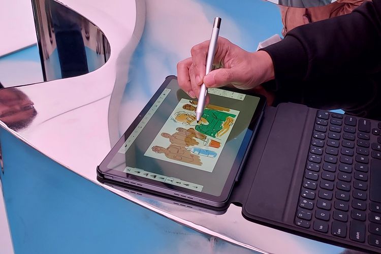 Tablet Oppo Pad Air resmi di Indonesia dengan dukungan stylus pen.