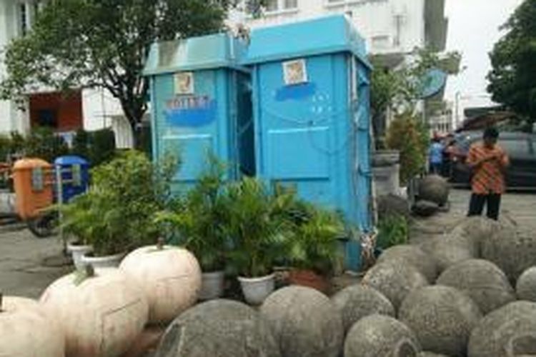 Salah satu toilet di Kawasan Kota Tua, Jakarta.