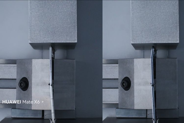 HUAWEI Mate X6 mengunggulkan Kunlun Glass Generasi Kedua milik Huawei pada bagian layar eksternal.