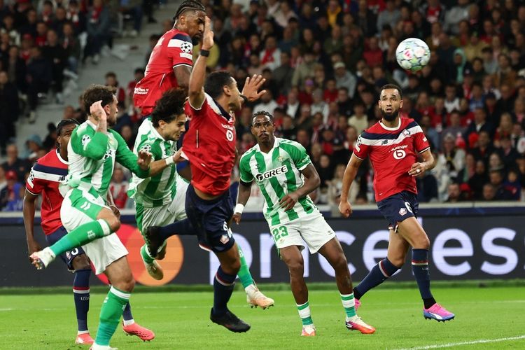 Hasil Lille Vs Real Betis 2-3: Verdonk Tak Main, Mbappe Kartu Merah