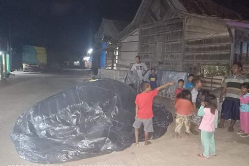 Hebohkan Warga, Balon Udara Setinggi 7 Meter Jatuh di Depan Rumah