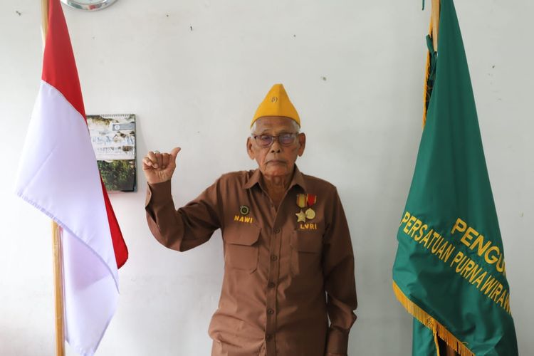 Peluru Masih Bersarang di Paha, Nawi Veteran 103 Tahun Menyimpan Cerita Perjuangan Kemerdekaan RI