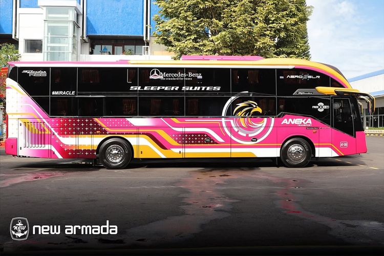 Bus baru PO Aneka Transport