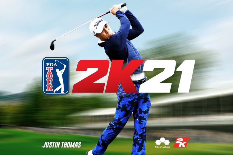 Ilustrasi game PGA Tour 2K21.