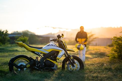 Yamaha XSR 155 Futuristic Supermoto ala Treasure Garage