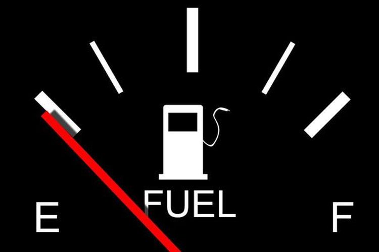 Ilustrasi indikator bensin