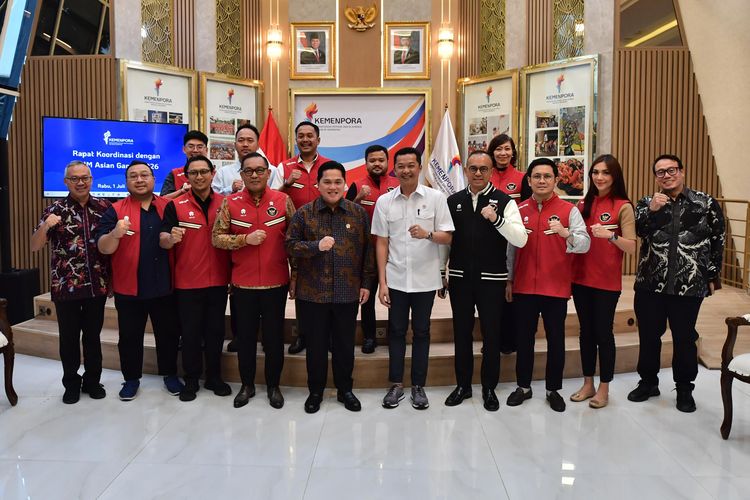 Menpora Erick Thohir Bertemu CdM Asian Games 2026, Bahas Kesiapan Atlet