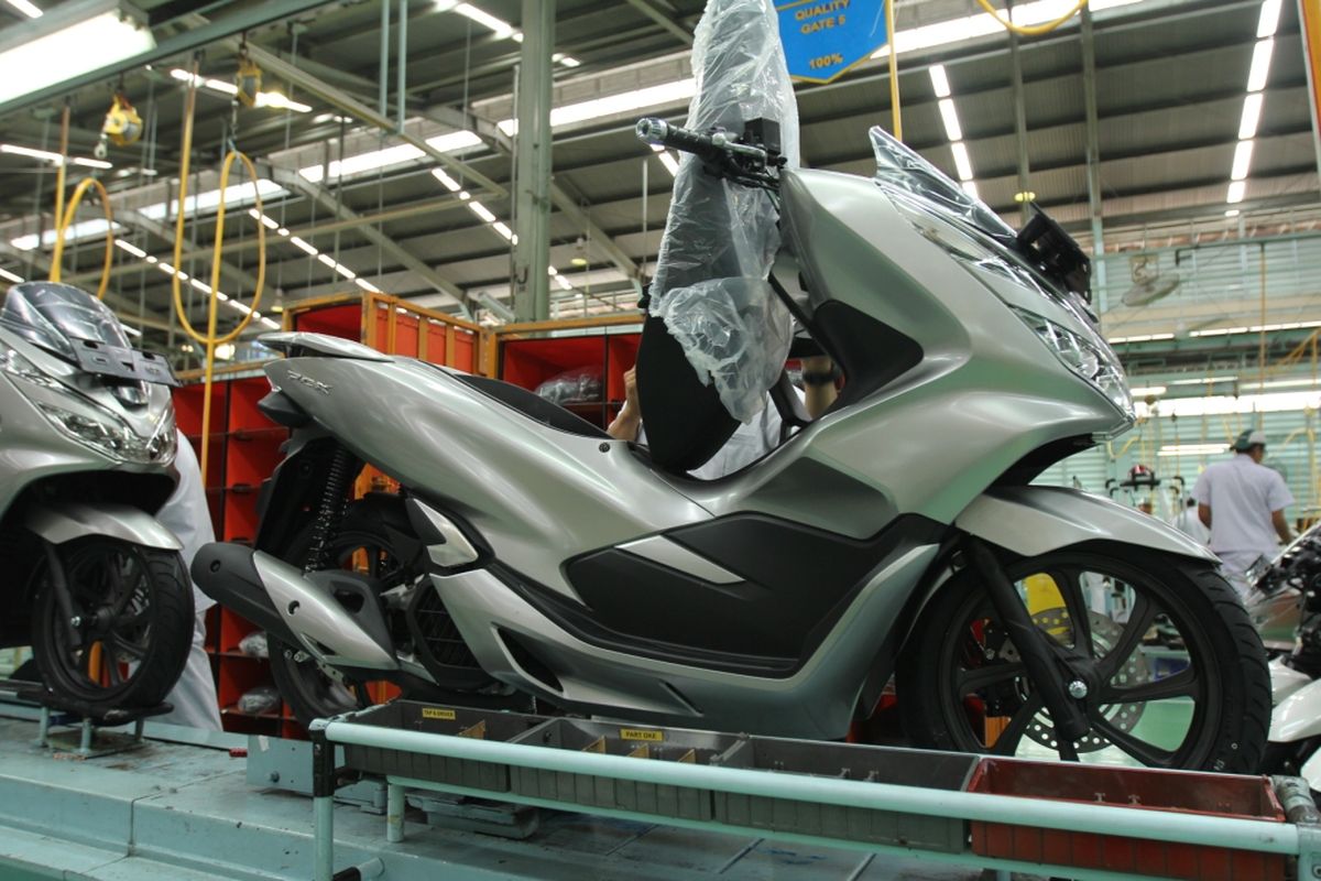 Honda PCX diproduksi di pabrik yang berlokasi di Sunter.