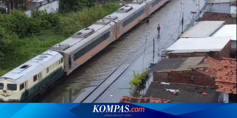 38 Perjalanan Kereta Dibatalkan Akibat Banjir, KAI Berikan Pengembalian Bea 100
