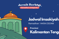 Jadwal Imsak dan Buka Puasa di Provinsi Kalimantan Tengah, 30 Maret 2024