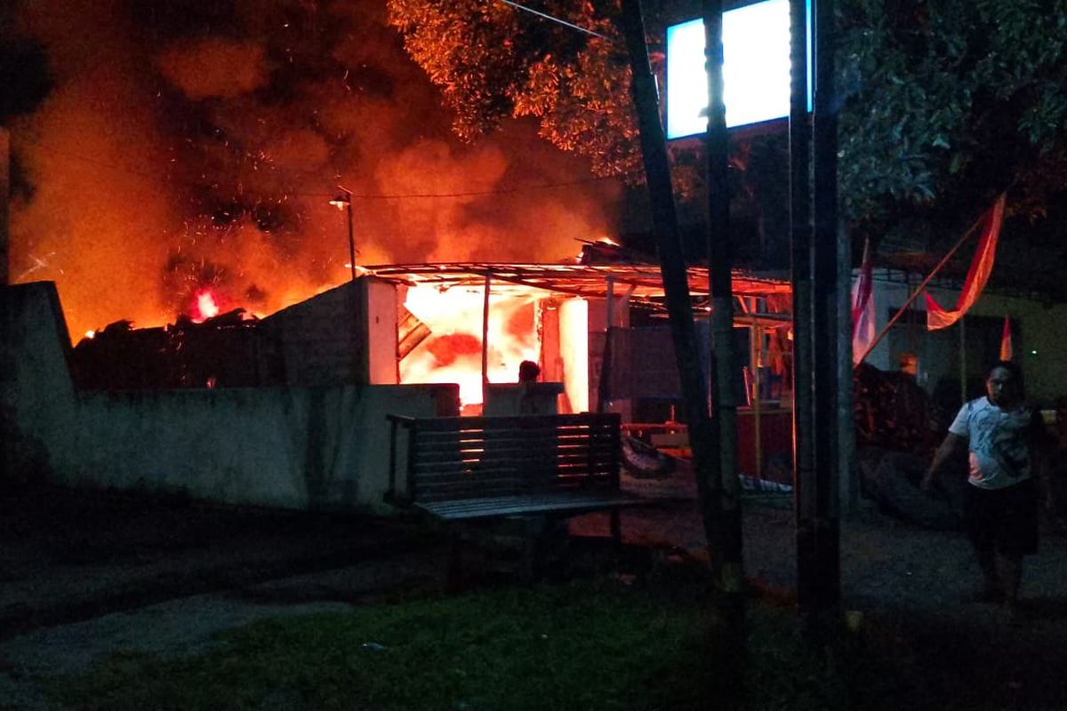 Kebakaran besar di Banyuwangi