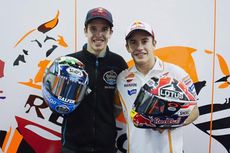 Marquez Bersaudara Setia bersama Shoei