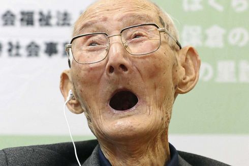Pria Tertua di Dunia asal Jepang Ini Wafat di Usia 112 Tahun