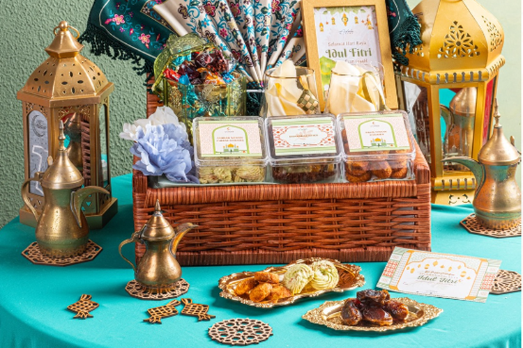 Salah satu jenis paket hampers yang ditawarkan Fidele Pastry di bulan Ramadhan.