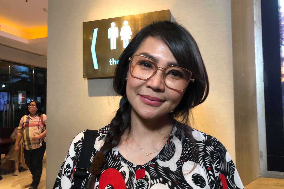 Tessa Kaunang di daerah Kuningan, Jakarta Selatan, Selasa (16/1/2024).
