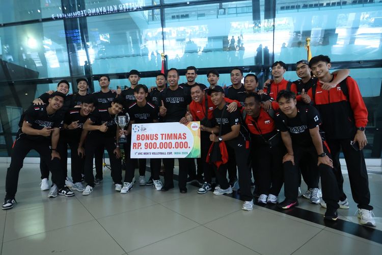 Indonesia Juara AVC Cup, Timnas Voli Putra Diguyur Bonus Rp 900 Juta