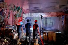 Gudang dan Warung Terbakar, Anak Pemilik Warung Histeris dan Pingsan