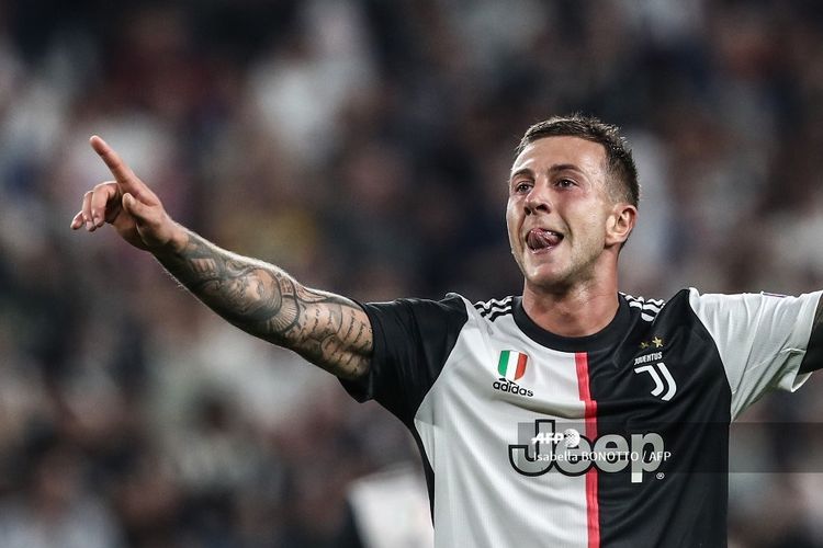 Pemain Juventus, Federico Bernardeschi.