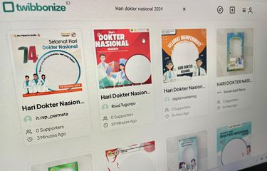 Twibbon Hari Dokter Nasional 2024.