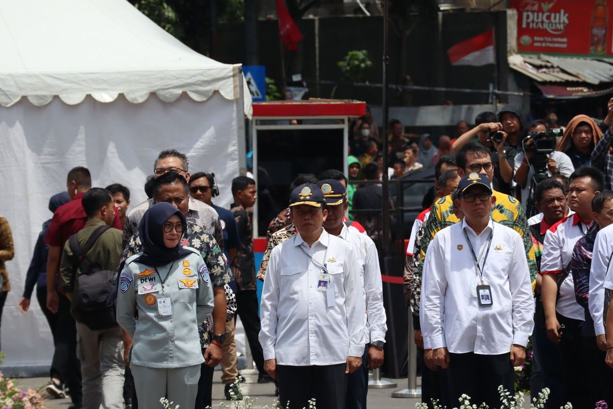 Peresmian Terminal Leuwi Panjang di Kota Bandung dan Terminal Banjar di Kota Banjar, Sabtu (3/2/2024).