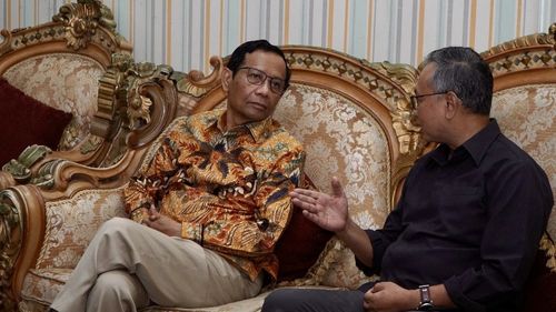 Tiba di Lampung, Mahfud MD Tanya Peta Politik ke Tim Pemenangan Daerah
