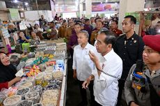 Jokowi Pamit ke Warga Deli Serdang di Pasar Delimas Raya