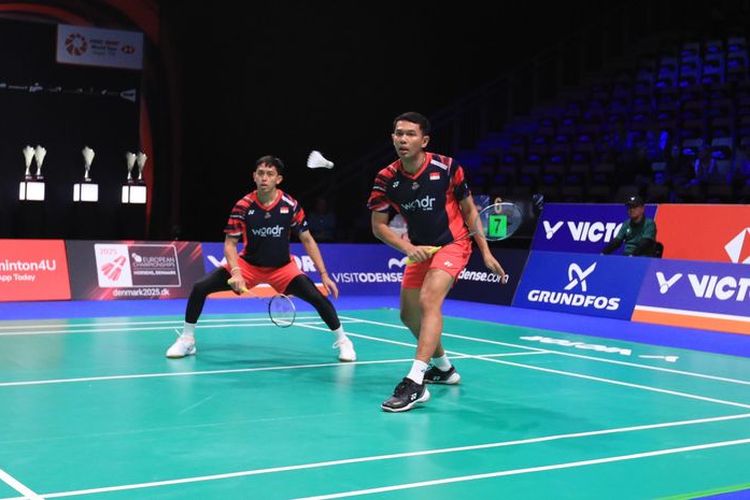 Fajar/Rian Terus Adaptasi di Babak 16 Besar Denmark Open 2024