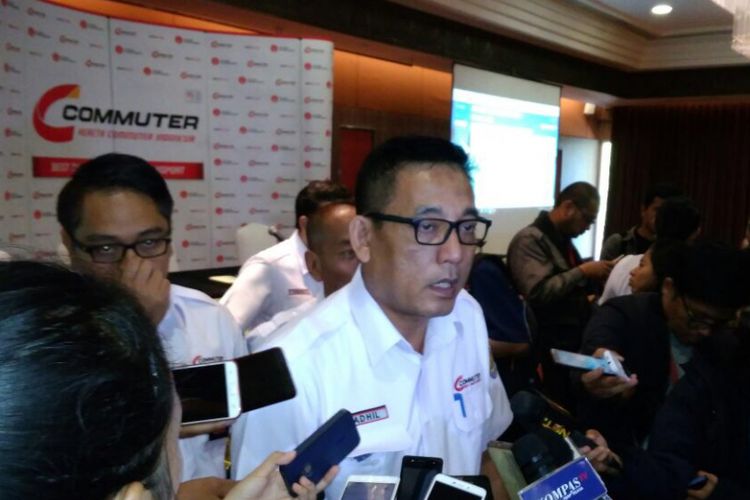 Direktur Utama PT Kereta Commuter Indonesia (KCI) Muhammad Nurul Fadhila