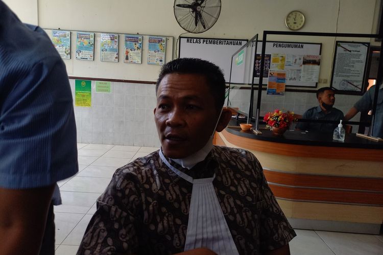 Arsiko kuasa hukum ditemui di PN Yogyakarta, Selasa (28/6/2022)
