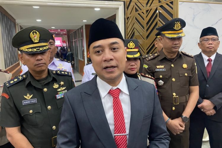 Wali Kota Surabaya, Eri Cahyadi, Selasa (19/8/2025).