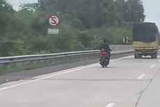 Video Viral Pengendara Motor Masuk Tol Lampung, Mengaku Tidak Tahu Roda Dua Dilarang