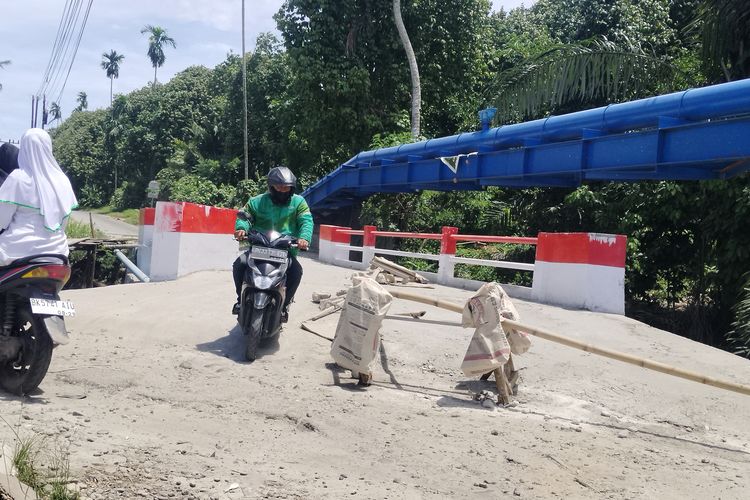 Viral Jembatan Baru Dibangun Amblas di Deli Serdang, Ternyata Masih Tahap Pengerjaan