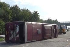 Bus Hanura yang Terlibat Kecelakaan di Tol Ngawi Baru Pulang dari GBK