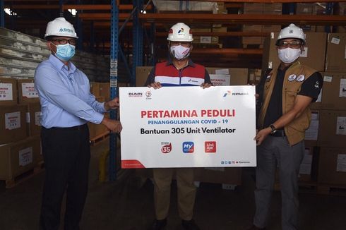 Terus Dukung Tenaga Medis, Pertamina Salurkan 305 Unit Ventilator untuk RS BUMN se-Indonesia